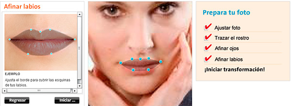 Afinar labios