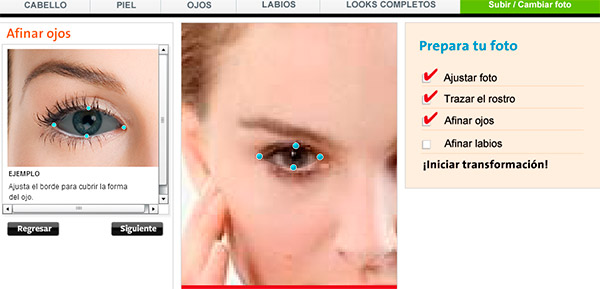 Afinar ojos