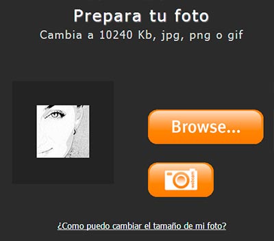 Carga tu foto
