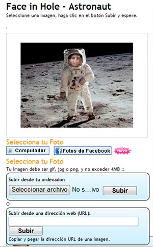 Cargar foto con Scrapee