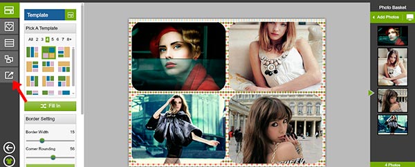 Collage con Fotor
