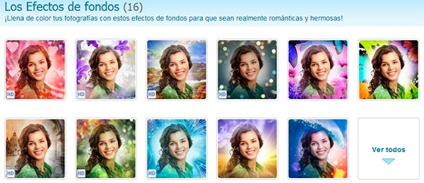 Efectos de fondo