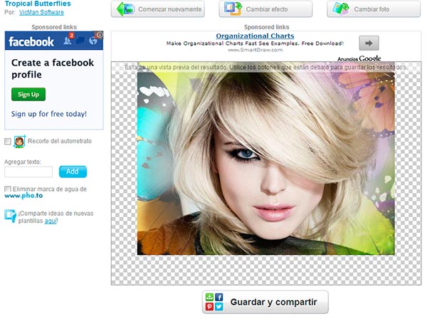 Guardar efecto