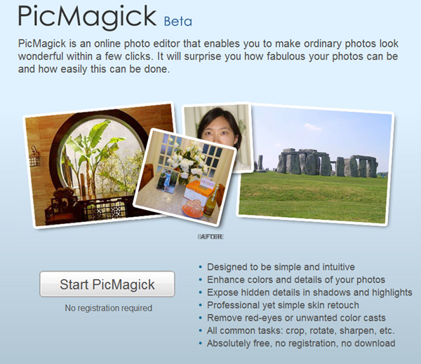 PicMagick, editor de fotos
