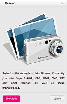 Picozu - Subir imagen