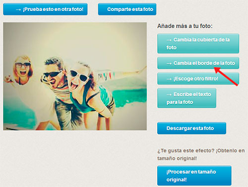 Cambiar el borde de la foto