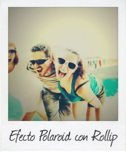 Efecto polaroid con Rollip