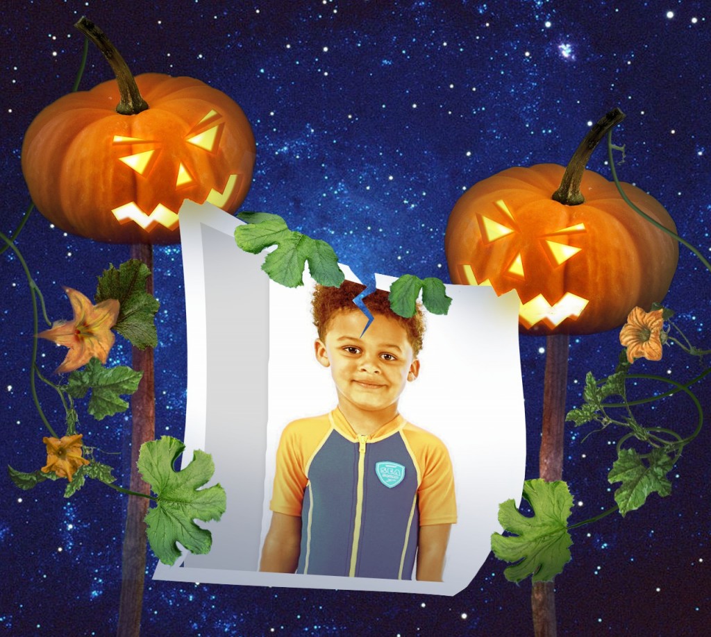 Marco de foto para Halloween