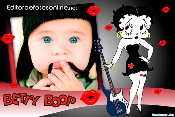 Marco para foto con Betty Boop