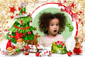 Marco para foto por navidad