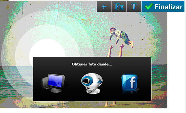 Aplicación de Photomontager
