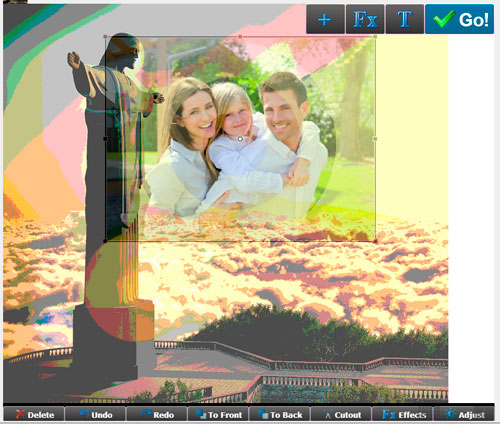 Aplicación de Photomontager