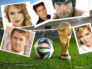 Collage de fotos del Mundial Brasil 2014