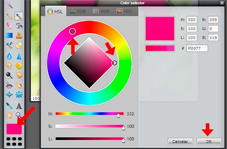 Escoger color para pintar cabello