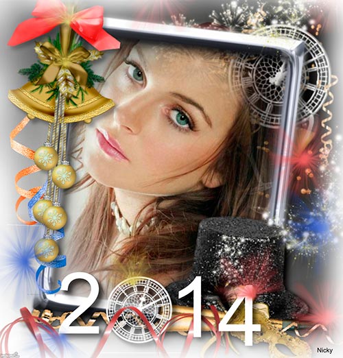 Fotomontaje 2014, año nuevo