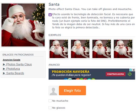 Fotomontaje Papa Noel