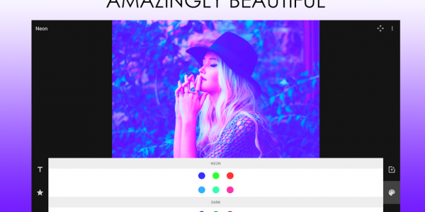 Neon app de efectos