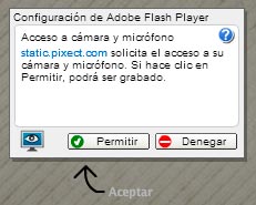 Permitir la cámara web