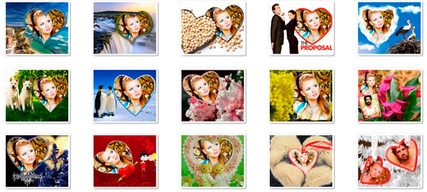 Plantillas de San Valentín con PicJoke