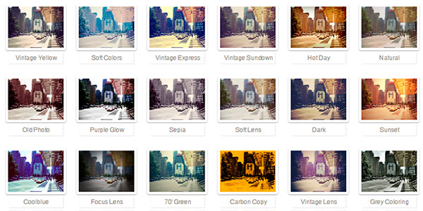 Rollip - Plantillas de filtros
