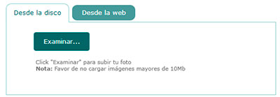 Sube tu foto en LoonaPix